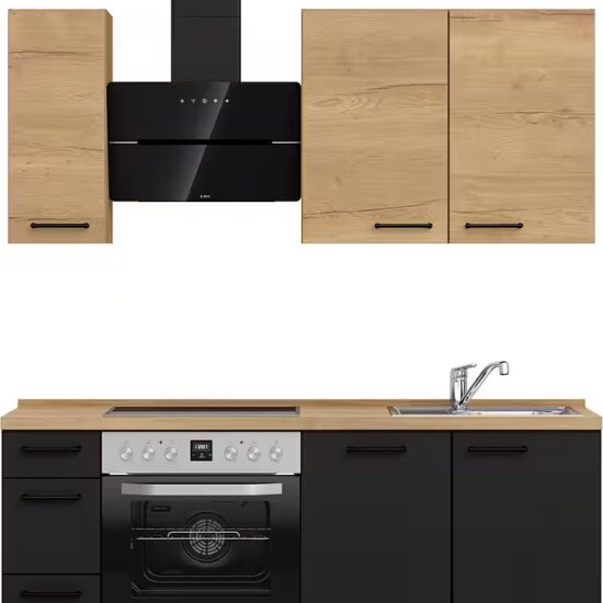 nobilia® Küchenzeile "MIAMI", NEU: individuell anpassbar mit gratis Profi-Beratung, vormontiert, Breite 180 cm, Ausrichtung wählbar, wahlw. mit E-Geräten – Image 3
