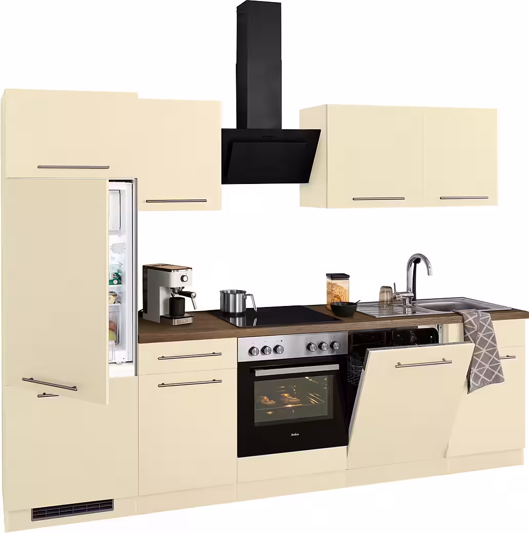 wiho Küchen Küchenzeile Unna, ohne E-Geräte, Breite 280 cm – Image 3