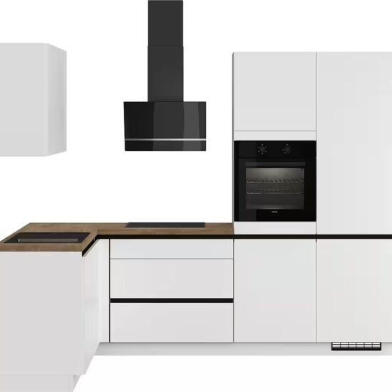 IMPULS KÜCHEN Winkelküche "Dublin", Anti Fingerprint Oberfläche, Schubkästen mit Soft-Close, vormontiert, wahlweise mit E-Geräten, mit Vollauszug, Breite 460 cm – Image 10