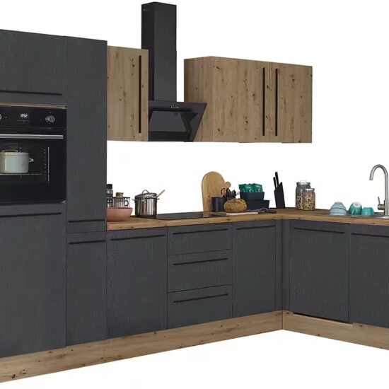 KOCHSTATION Winkelküche Florida, Stellbreite 310x175 cm, wahlweise mit E-Geräten, mit Softclose für Türen und Schubkästen – Image 9
