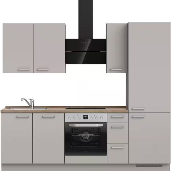 nobilia® Küchenzeile "Touch II", NEU: individuell anpassbar mit gratis Profi-Beratung, vormontiert, Breite 240 cm, Ausrichtung wählbar, wahlw. mit E-Geräten – Image 9