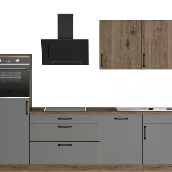 wiho Küchen Küchenzeile Elba, wahlweise mit Hanseatic E-Geräten, Breite 330 cm – Image 9