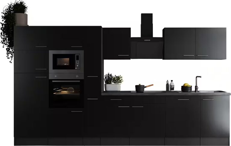 RESPEKTA Küchenzeile Oliver, Breite 370 cm, 90 cm Arbeitshöhe, in exklusiver Konfiguration für OTTO
