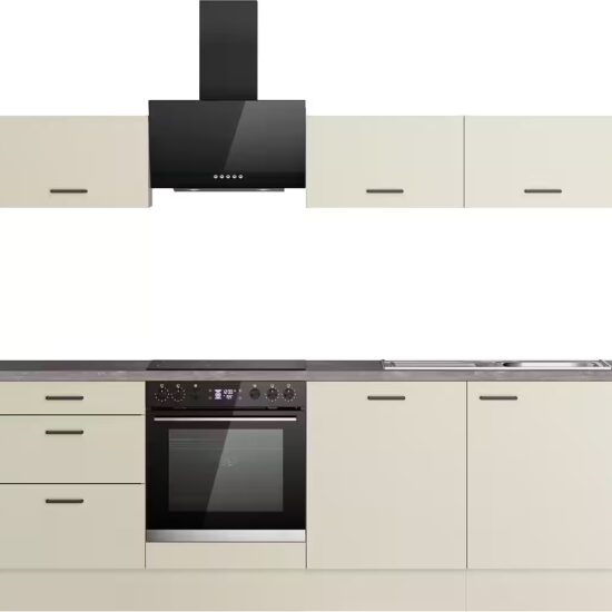 KOCHSTATION Küchenzeile KS-Sion Breite 240 cm, schnelle Montage OPTIsnap, wahlw. m.HANSEATIC-E-Geräten u.Stand Alone – Image 3