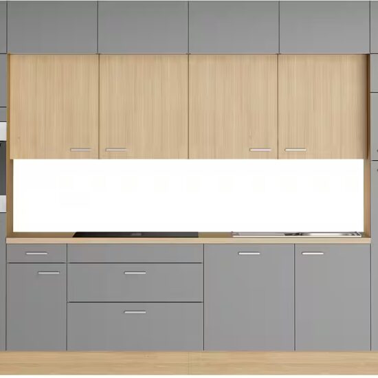 KOCHSTATION Küchenzeile KS-Lucy wahlweise mit Induktionskochfeld mit integriertem Dunstabzug, Breite 360 cm, Soft-Close, inkl. Zubehör, wahlweise mit E-Geräten – Image 2