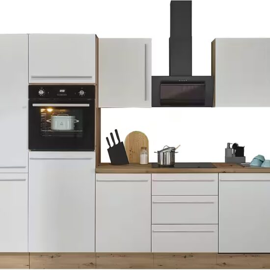 KOCHSTATION Küchenzeile Florida, Breite 370 cm, wahlweise mit E-Geräten,Softclose für Türen/Schubkästen – Image 9