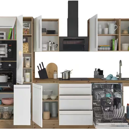 KOCHSTATION Küchenzeile Florida, Breite 310 cm, wahlweise mit E-Geräten,Softclose für Türen/Schubkästen – Image 2