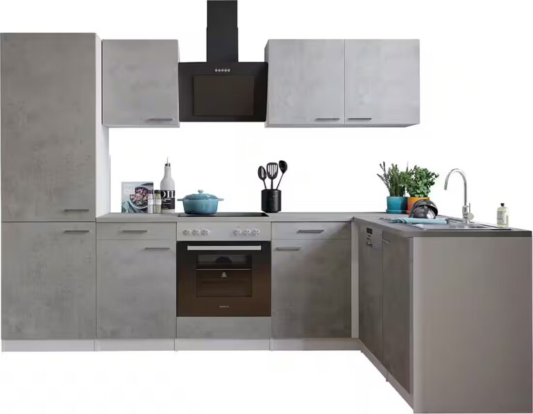 RESPEKTA Winkelküche Malia, Breite 280 cm, 85 cm Arbeitshöhe, in exklusiver Konfiguration für OTTO