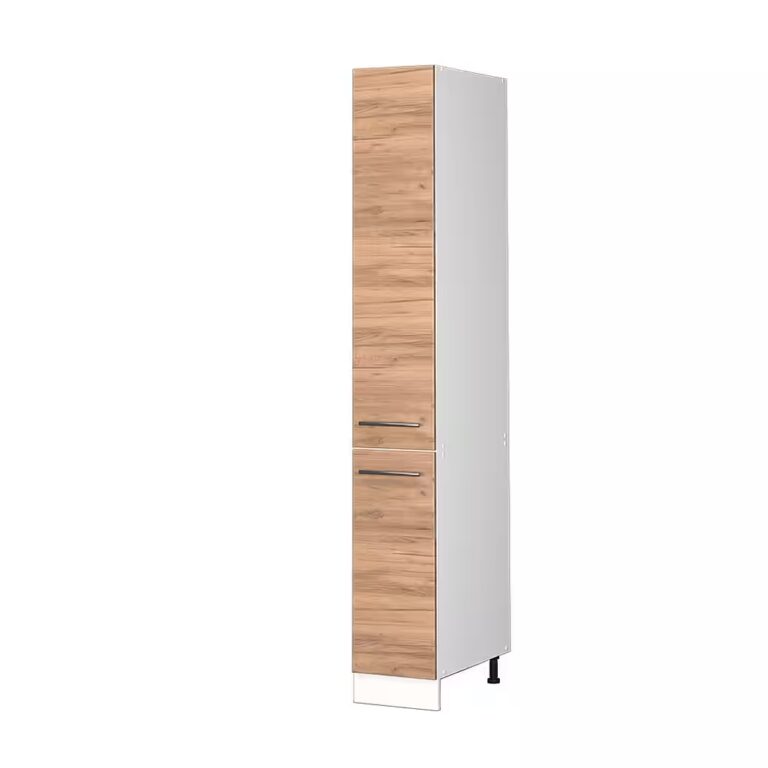 Vicco Hochschrank Fame-Line, Weiß Hochglanz/Weiß, 30 cm (1-St)