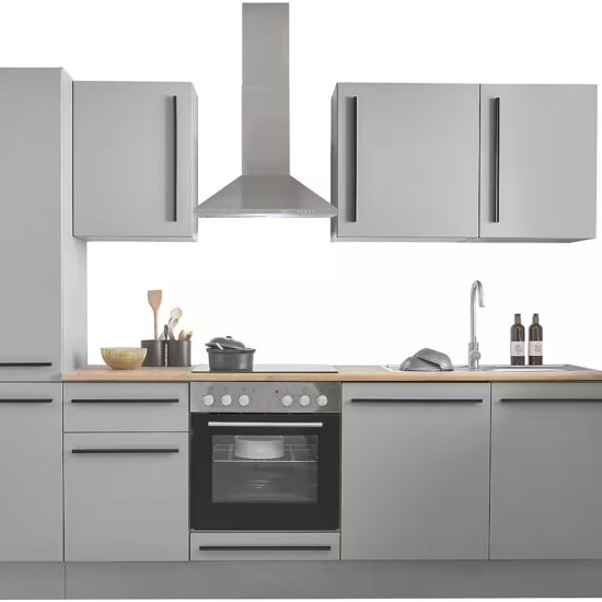 BASIC by Balculina Winkelküche Denver, Küche BxHxT 250 x 211 x 60, Breite 250 cm, wahlweise mit E-Geräten und Induktion – Image 2