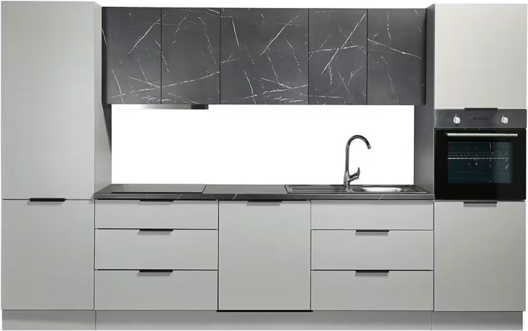 BASIC by Balculina Küchenzeile Esperanza B/H/T 340x215x60 cm, Breite 340 cm, wahlweise mit E-Geräten und Induktion