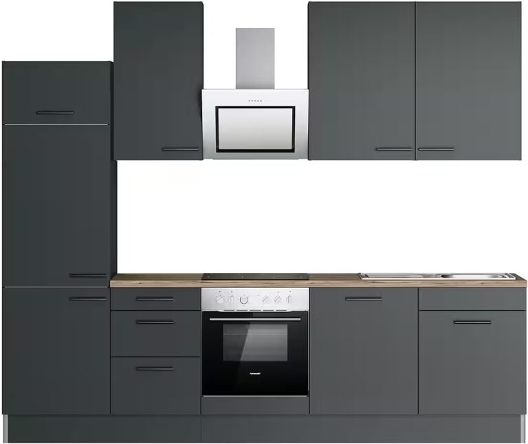 OPTIFIT Küchenzeile Fiona, Breite 290 cm, mit Hanseatic-E-Geräten, in Premium oder Basic