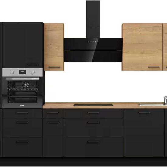 nobilia® Küchenzeile "MIAMI", NEU: individuell anpassbar mit gratis Profi-Beratung, vormontiert, Breite 360 cm, Ausrichtung wählbar, wahlw. mit E-Geräten – Image 9