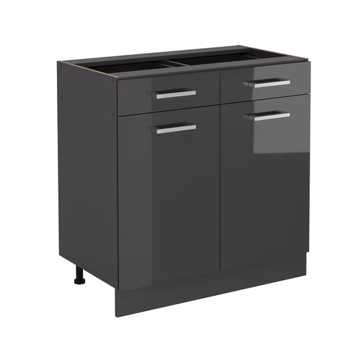 Vicco Unterschrank R-Line, Weiß Landhaus/Weiß, 80 cm ohne Arbeitsplatte (1-St) – Image 4
