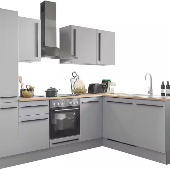 BASIC by Balculina Winkelküche Denver, Küche BxHxT 250/115 x 211 x 60, Breite 250 cm, wahlweise mit E-Geräten und Induktion – Image 10
