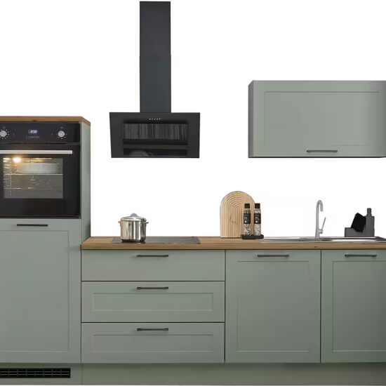 BASIC by Balculina Küchenzeile Marsi, Breite 260 cm, wahlweise mit E-Geräten, mit Soft-Close-Funktion – Image 2