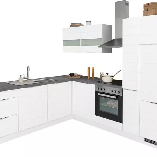 KOCHSTATION Winkelküche KS-Luhe, Stellbreite 240x270 cm, wahlweise mit oder ohne E-Geräten, MDF-Fronten – Image 9