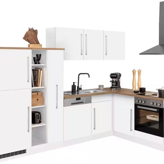 KOCHSTATION Winkelküche KS-Samos, Stellbreite 290x170 cm, wahlweise mit E-Geräten, mit Arbeitsplatte – Image 9