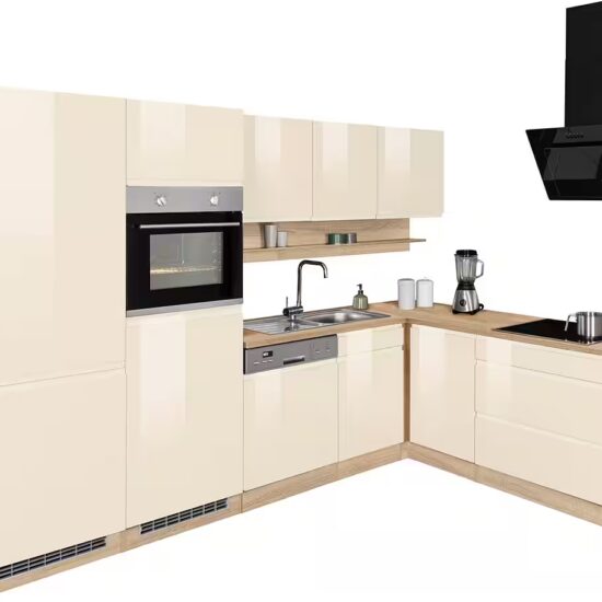 KOCHSTATION Winkelküche KS-Virginia,neu in verbesserter Ausführung, Stellbreite 290/190 cm cm, Soft-Close, wahlweise mit Induktion – Image 4
