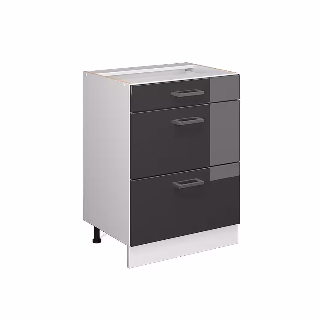 Vicco Unterschrank R-Line, Sonoma/Weiß, 60 cm ohne Arbeitsplatte (1-St) – Image 3