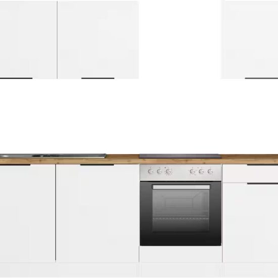 KOCHSTATION Küchenzeile KS-Lagos2, Breite 240 cm, wahlweise mit E-Geräten, mit 38mm starker Arbeitsplatte – Image 5