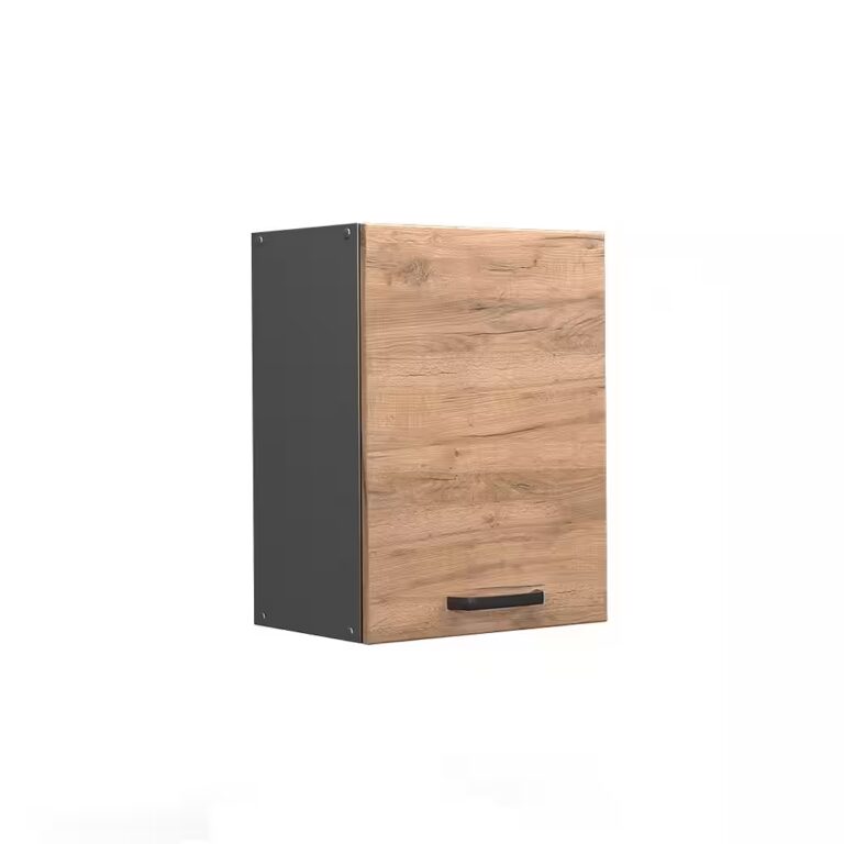 Vicco Hängeschrank R-Line, Schwarz Hochglanz/Anthrazit, 45 cm (1-St)