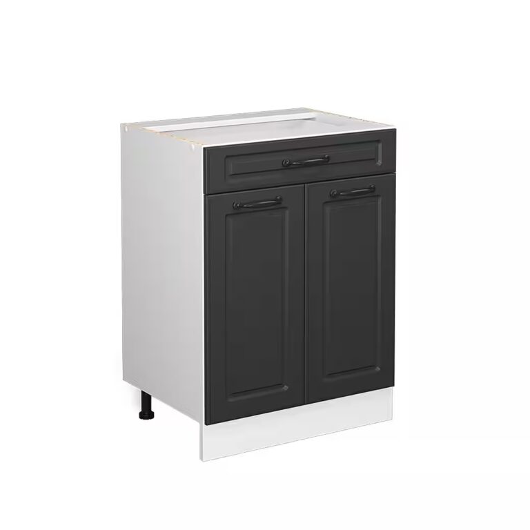 Vicco Unterschrank R-Line, Weiß Landhaus/Weiß, 60 cm mit Schubladen, ohne Arbeitsplatte (1-St)