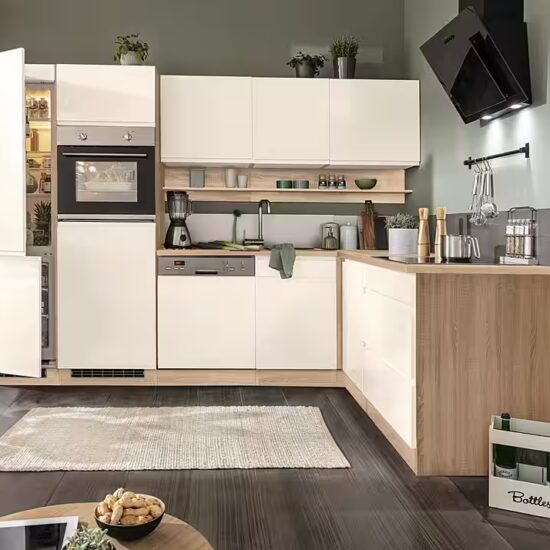 KOCHSTATION Winkelküche KS-Virginia,neu in verbesserter Ausführung, Stellbreite 290/190 cm cm, Soft-Close, wahlweise mit Induktion – Image 3