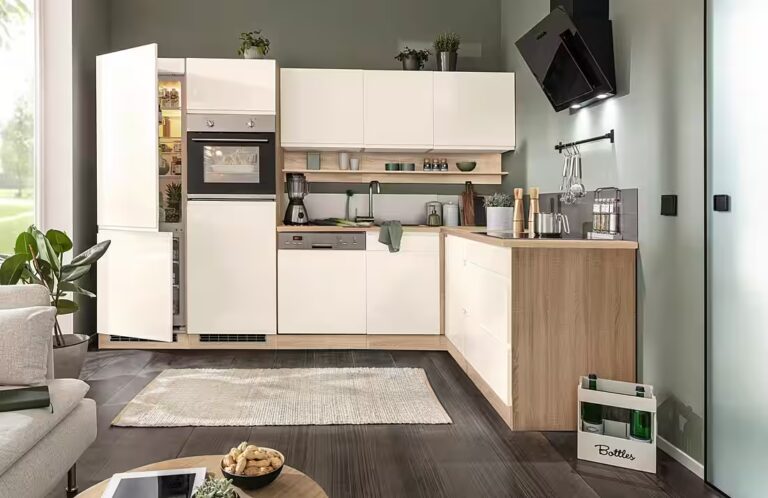 KOCHSTATION Winkelküche KS-Virginia,neu in verbesserter Ausführung, Stellbreite 290/190 cm cm, Soft-Close, wahlweise mit Induktion