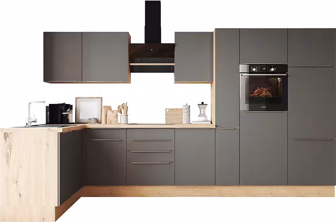 RESPEKTA Küchenzeile Safado aus der Serie Marleen, Breite 370 cm, mit Soft-Close, in exklusiver Konfiguration für OTTO – Image 9