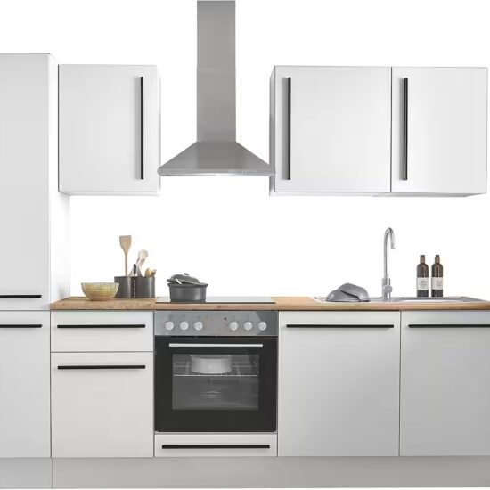 BASIC by Balculina Winkelküche Denver, Küche BxHxT 250 x 211 x 60, Breite 250 cm, wahlweise mit E-Geräten und Induktion – Image 1