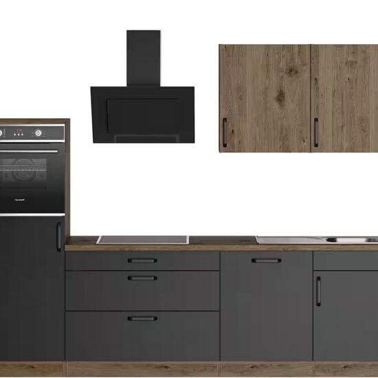 wiho Küchen Küchenzeile Elba, wahlweise mit Hanseatic E-Geräten, Breite 280 cm – Image 10