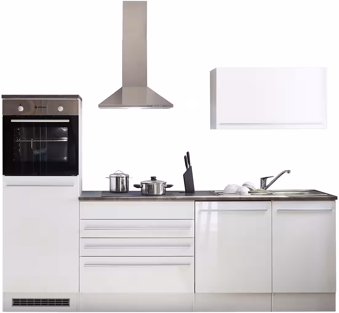 BASIC by Balculina Küchenzeile Jazz, Breite 260 cm, wahlweise mit E-Geräten – Image 3