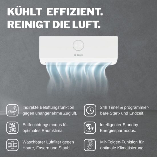 Multisplit-Klimaanlage Bosch CL5000M 53/2 E + CL3000iU W 20 E / CL3000iU W 35 E – Image 5
