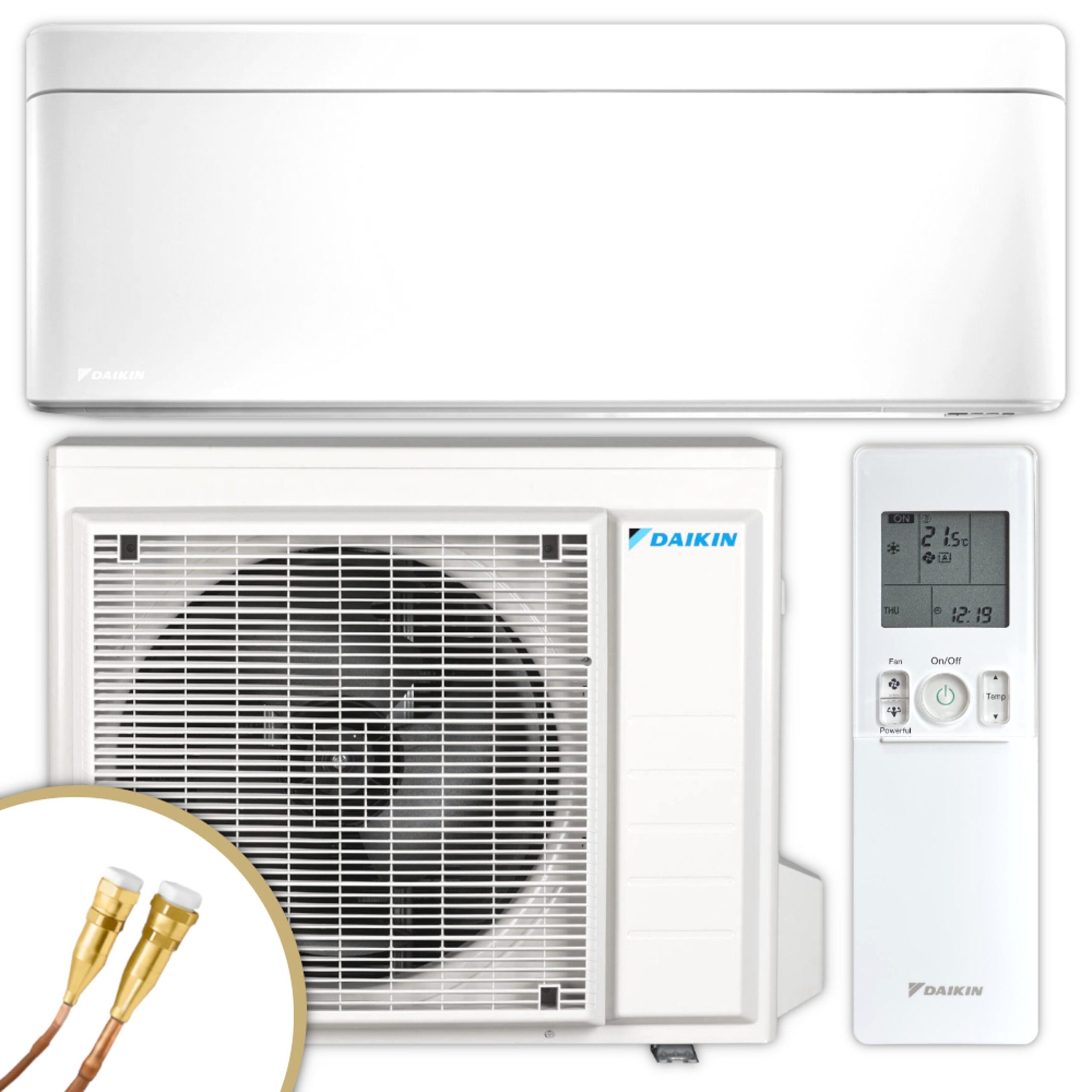 Daikin Stylish FTXA42CW + RXA42B8 – Split-Klimaanlage mit Quick-Connect und 4,2 kW – Image 7