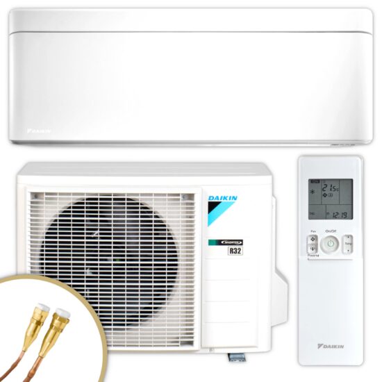 Daikin Stylish FTXA25CW + RXA25A8 – Split-Klimaanlage mit 2,5 kW und Quick-Connect
