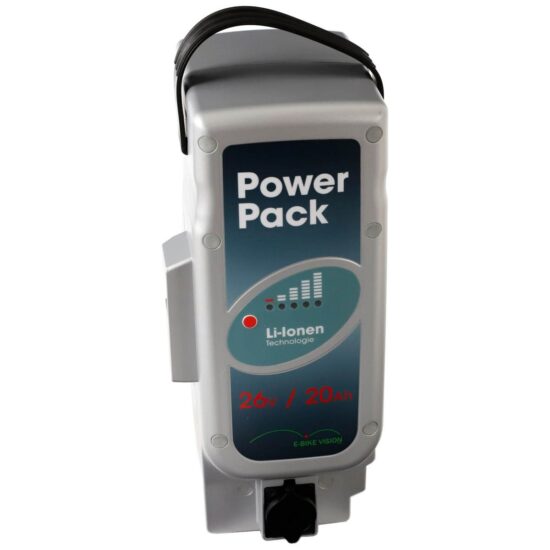 E-Bike Akku Vision Powerpack 26V 20Ah (510Wh) Sitzrohr – Leistungsstarker Ersatzakku für Panasonic Deluxe – Image 1