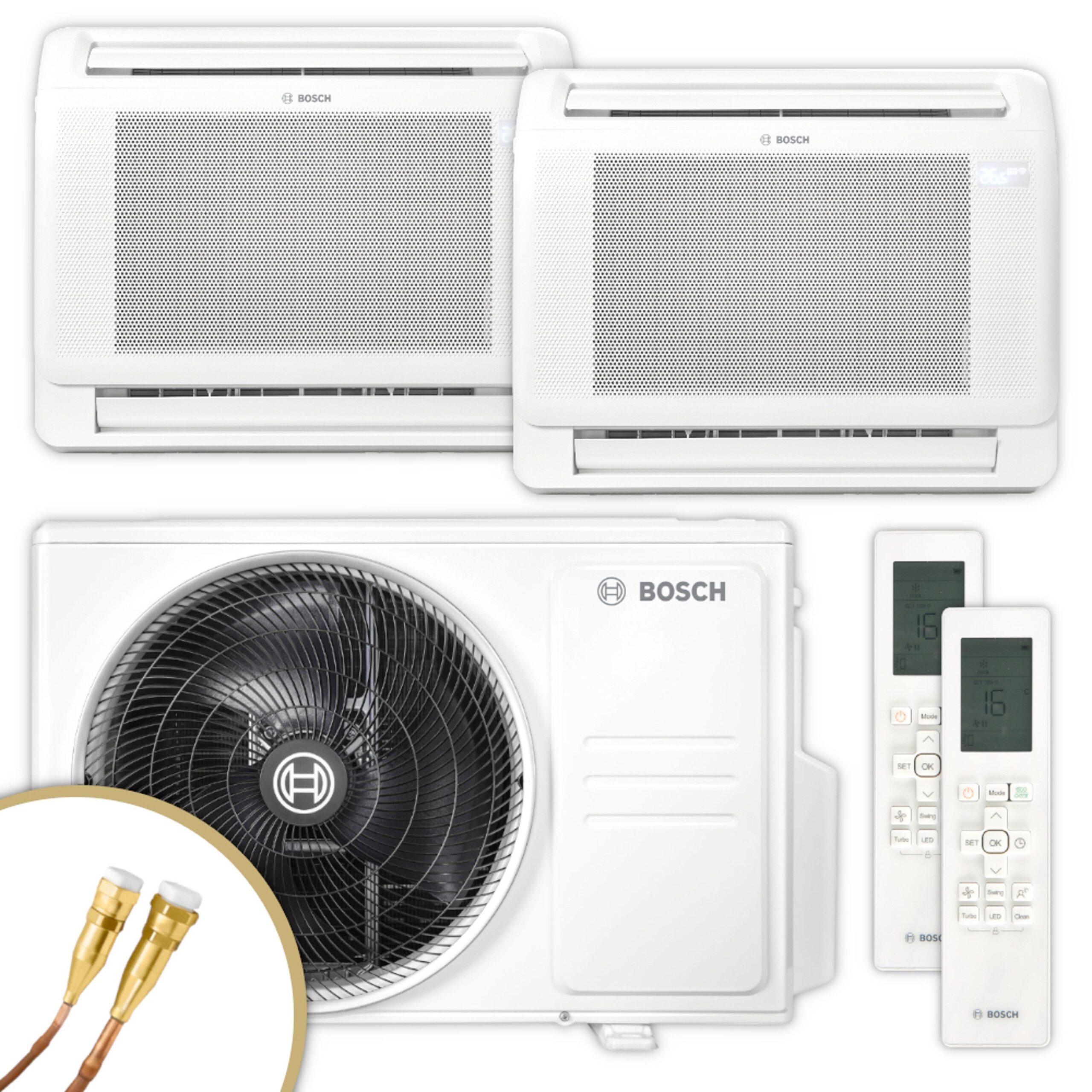 Split-Klimaanlage Bosch CL5000M 53/2 E + CL5000iM CN 26 E / CL5000iU CN 35 E – Image 1