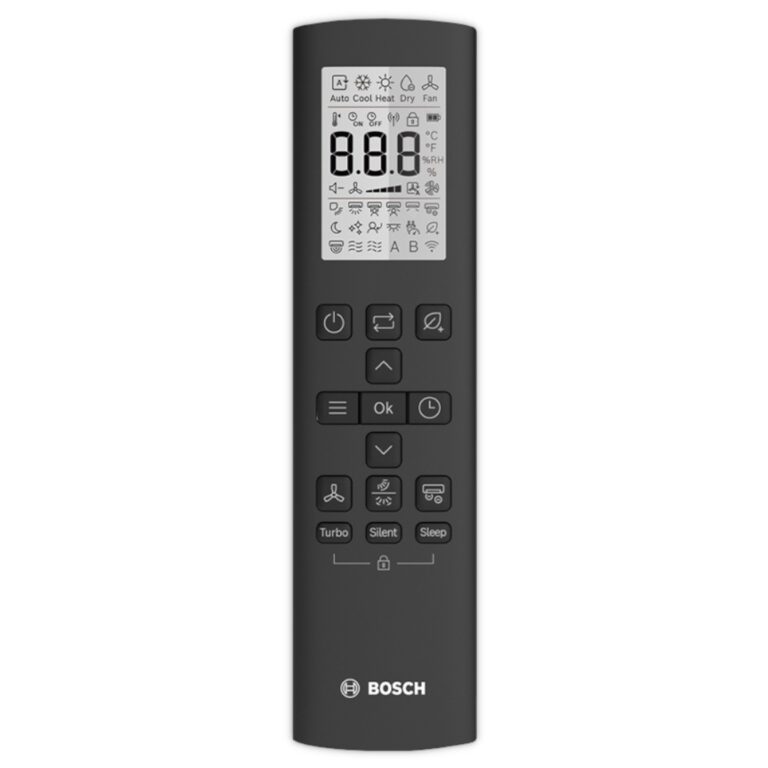 Split-Klimaanlage Bosch CL7000i-Set 35 EB – Elegante 3,4-kW-Klimaanlage in Schwarz
