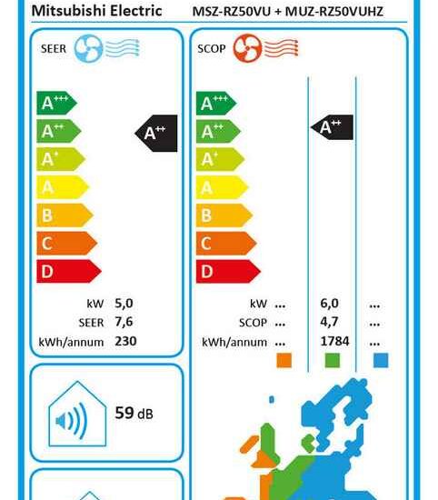 Kältebringer Split-Klimaanlage 12.000 BTU – Energieeffizientes Klimasystem mit R290 und WLAN-Steuerung – Image 2