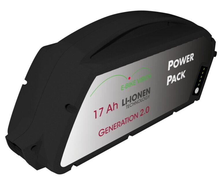 E-Bike Akku Akku Vision Powerpack 36V 17Ah 621Wh für Bosch Classic Line – Leistungsstarker Ersatzakku