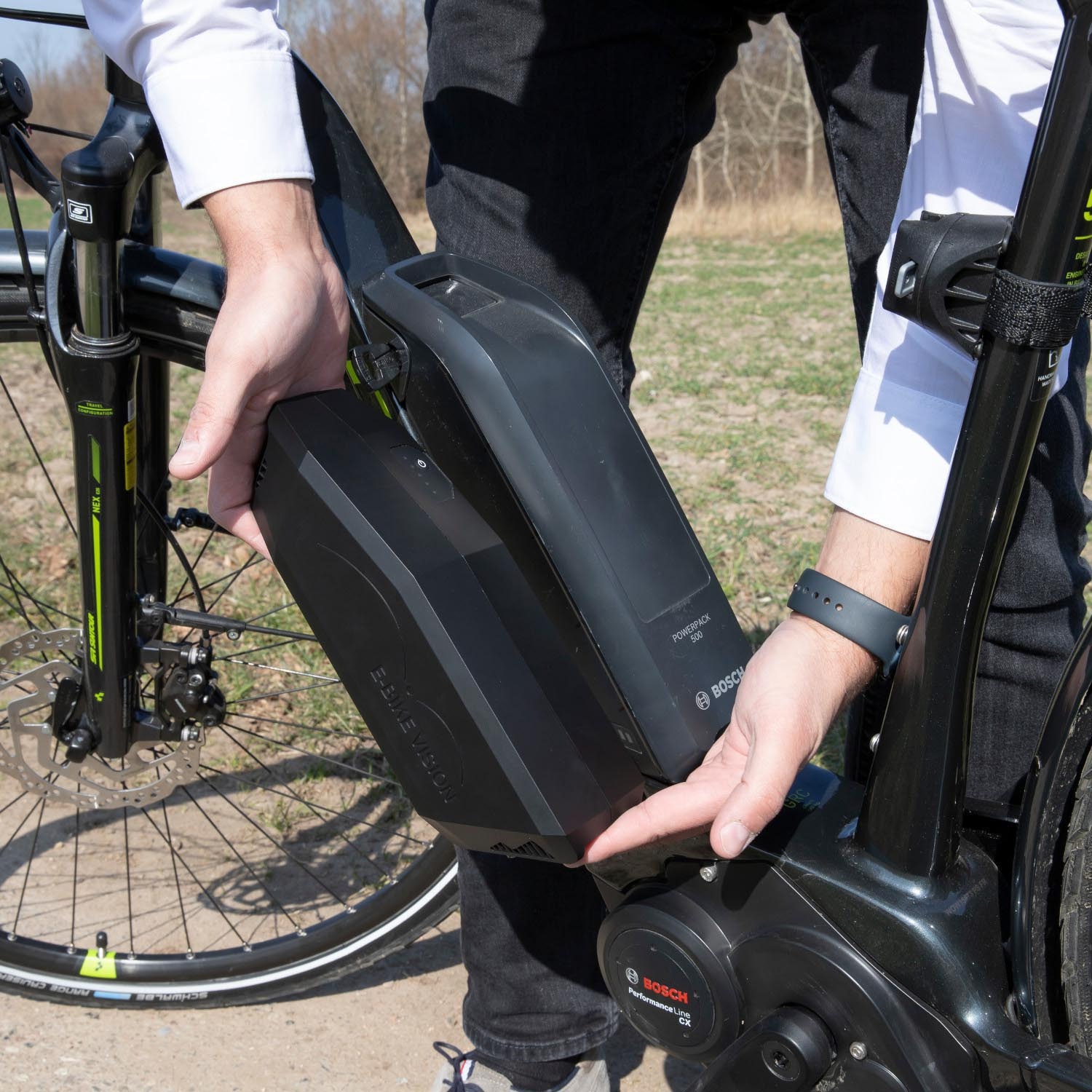 E-Bike Akku Vision Powerpack Lite 36V 10Ah 360Wh für Bosch – Leichter Ersatzakku – Image 4