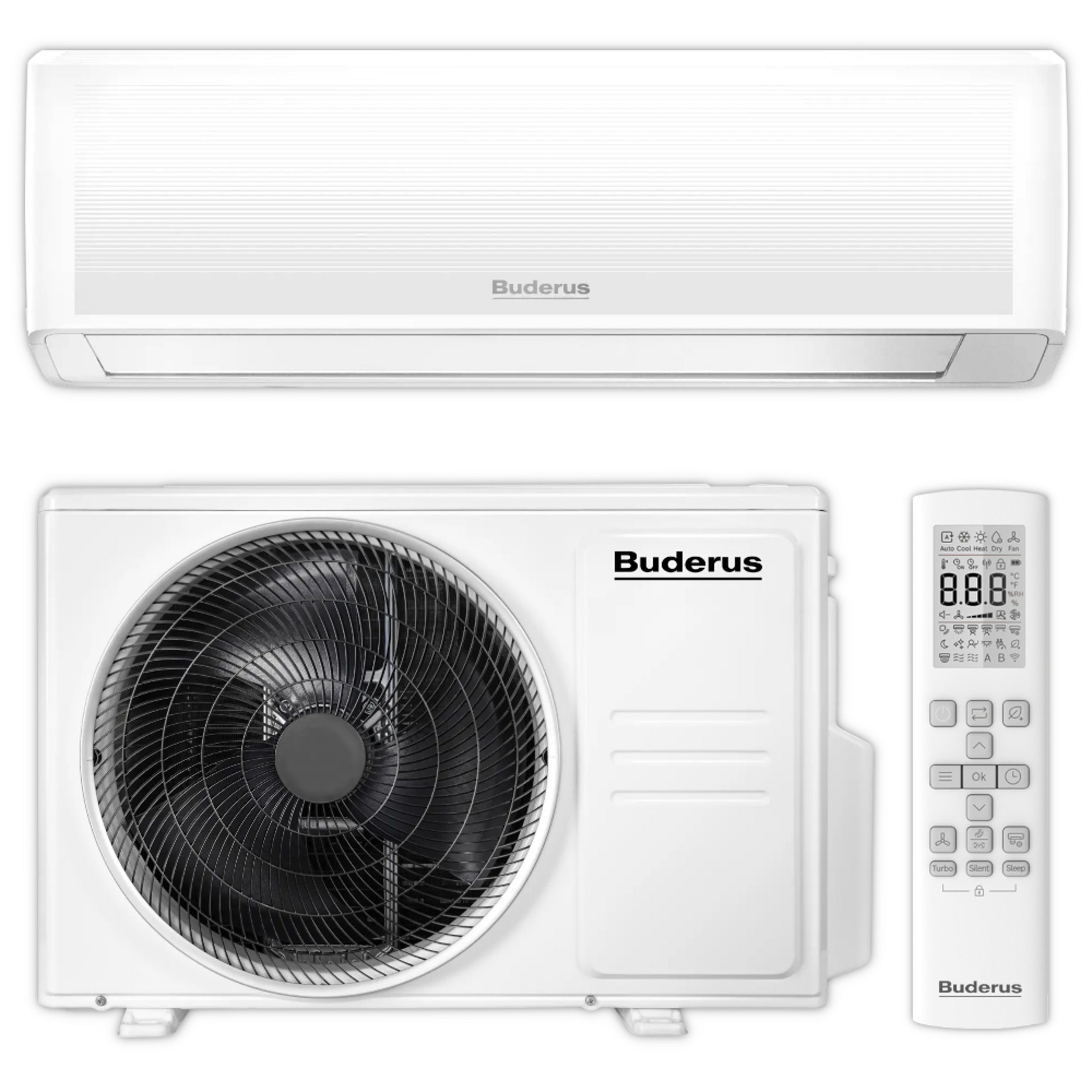 Buderus Logacool AC186i-Set 3,5 W – Split-Klimaanlage mit 3,5 kW – Image 1