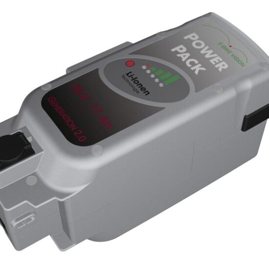 E-Bike Vision Powerpack 36V 17Ah (612Wh) inkl. 4A Schnellladegerät – Ersatzakku für Panasonic Deluxe – Image 2