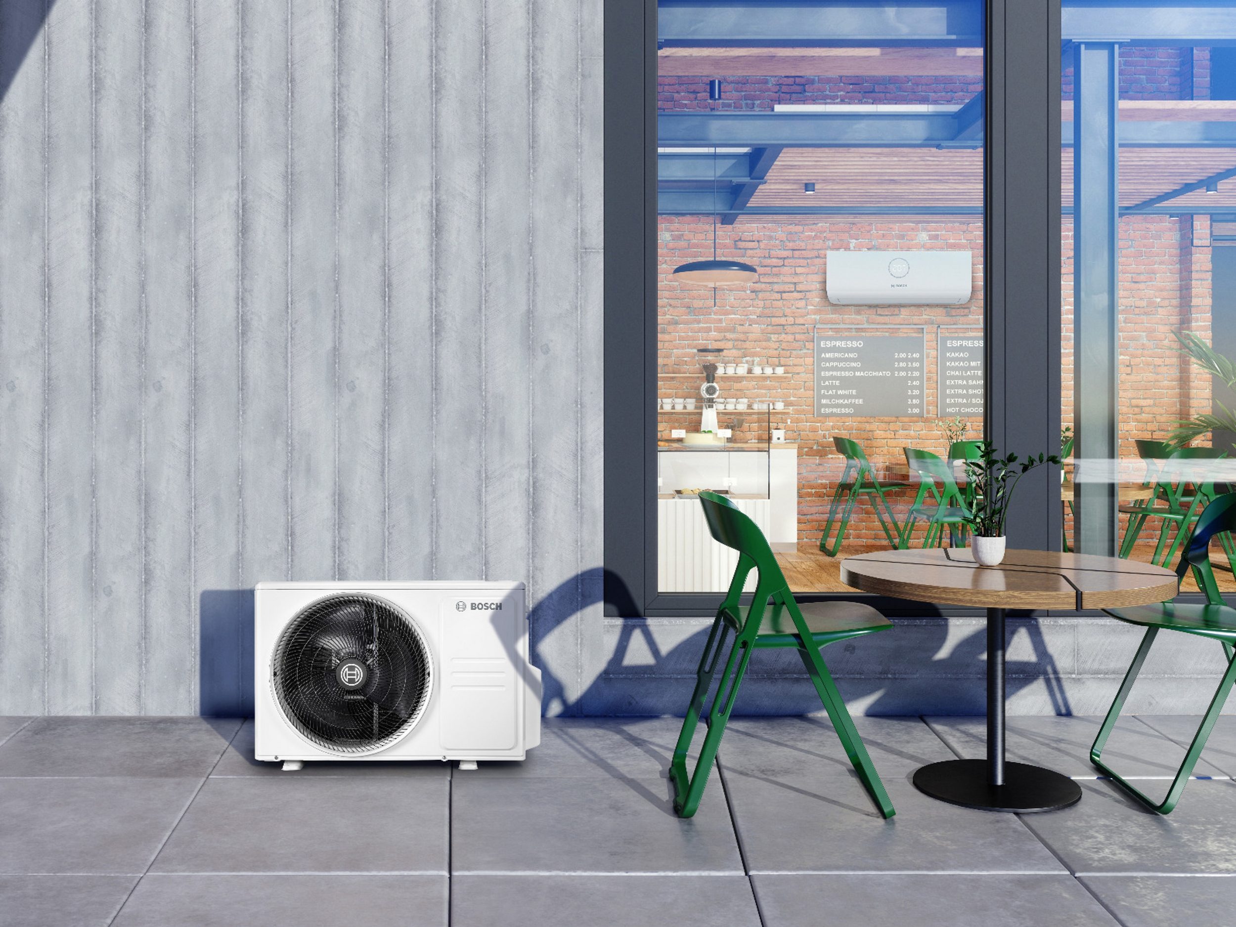 Split-Klimaanlage Bosch CL5000M 79/3 E + CL3000iU W 35 E / CL3000iU W 35 E – Effiziente Multisplit-Klimatisierung – Image 3