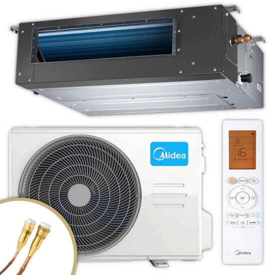 Split-Klimaanlage Midea MTJ-24HWFNX(GA) + MOX430U-24HFN8-ME – Kanalgerät mit Quick-Connect – Image 2