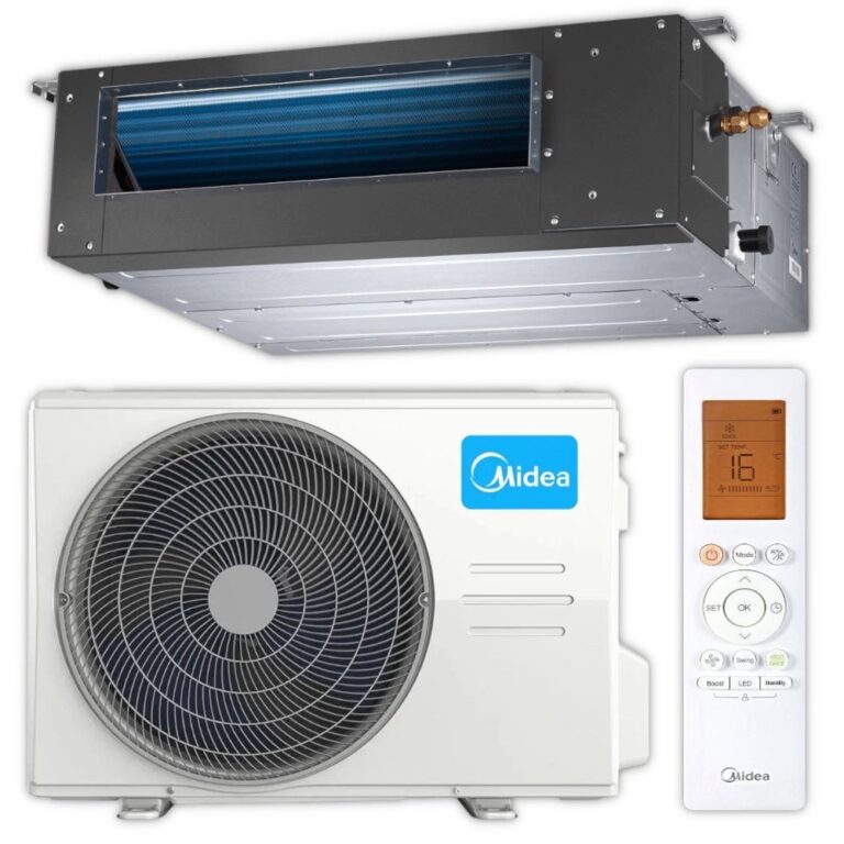 Split-Klimaanlage Midea MTJ-24HWFNX(GA) + MOX430U-24HFN8-ME – Kanalgerät mit 7,0 kW