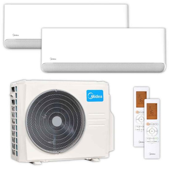 Multi Split Klimaanlage Midea MSCB1BU-09HRFN8-ME + MSCB1BU-12HRFN8-ME + M2O-18HFN8-ME – Image 2