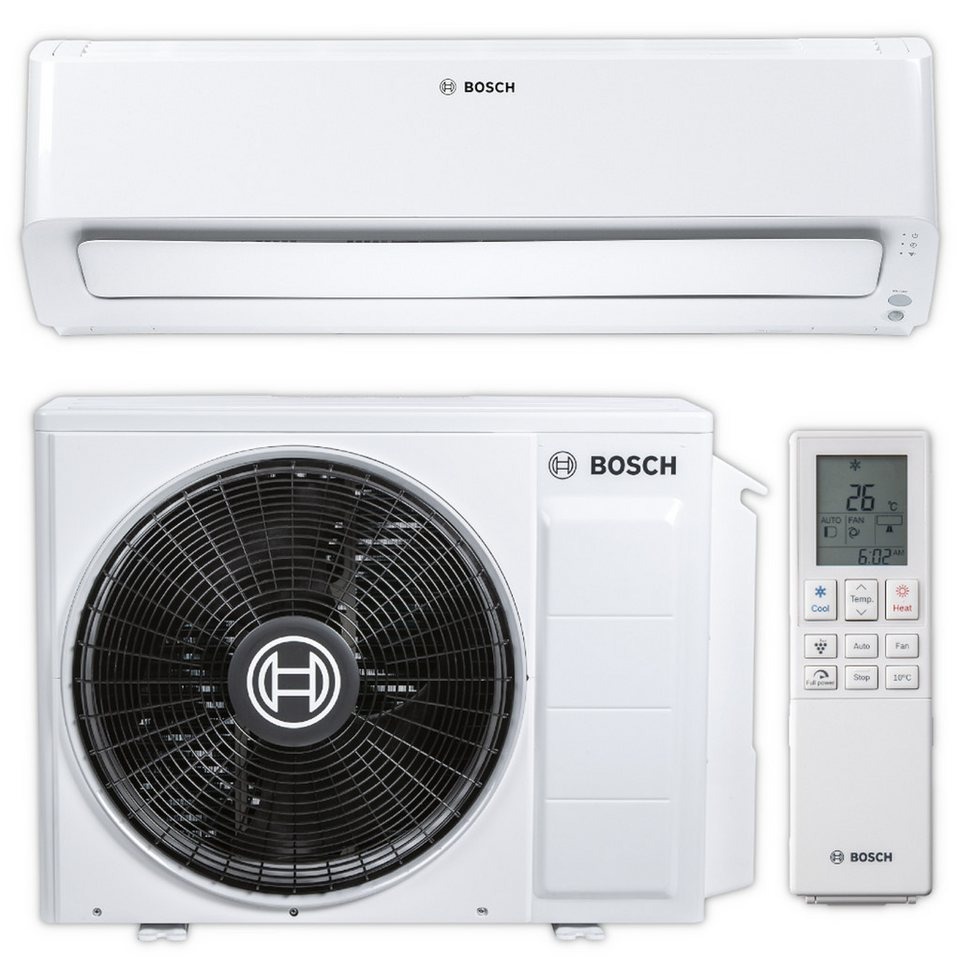 Bosch CLC8001i-SET 25 E – Split-Klimaanlage 2,5 kW mit Plasmacluster-Technologie – Image 1