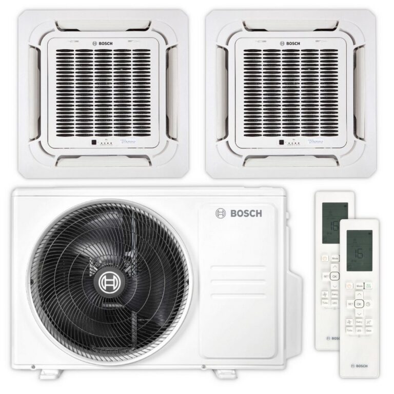 Split-Klimaanlage Bosch CL5000M 53/2 E + CL5000iM 4CC 21 E / CL5000iM 4CC 26 E – Multisplit-System